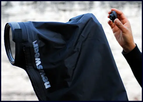 Newswear Short Lens Rain Poncho for Nikon Z9, Z8, Zf